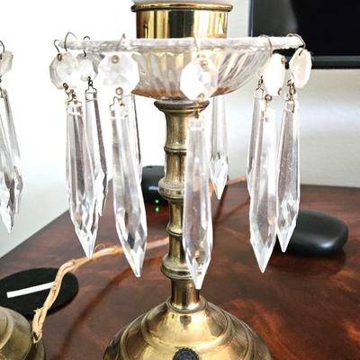 2 Vintage Boudoir Lamps