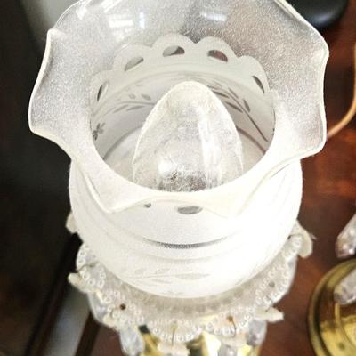 2 Vintage Boudoir Lamps