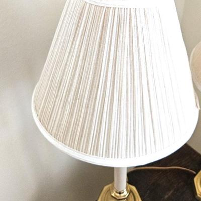 2 Vintage Modern Candlestick Table Lamps