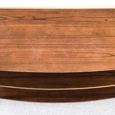 Mid Century Console Table with 2 Shelves