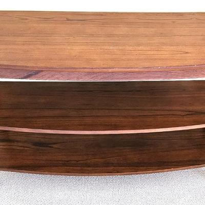 Mid Century Console Table with 2 Shelves