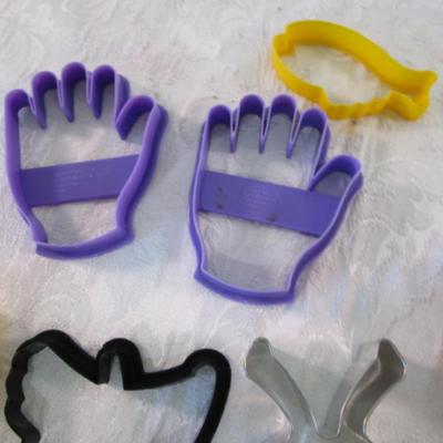 Cookie cutters, Pez dispensers, silicone teddy bear egg mold
