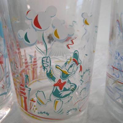4 Disneyland glasses