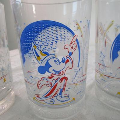 4 Disneyland glasses