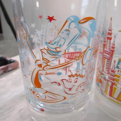 4 Disneyland glasses