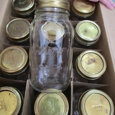 12 Regular mouth canning jars