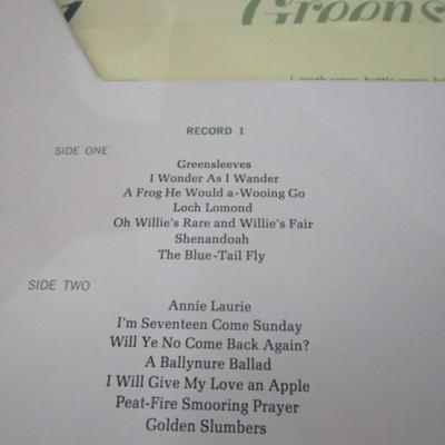 Greensleeves & 57 other Favorite Folk Songs 4-LP record set