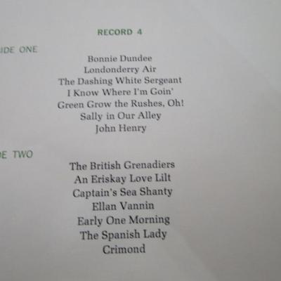 Greensleeves & 57 other Favorite Folk Songs 4-LP record set