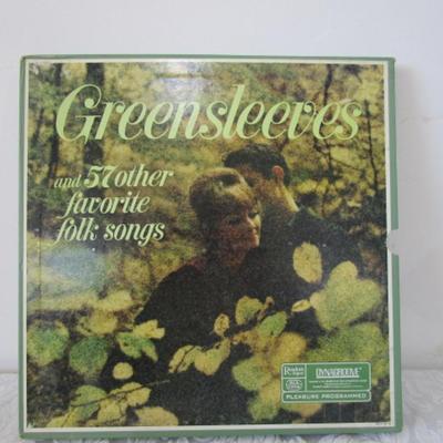 Greensleeves & 57 other Favorite Folk Songs 4-LP record set