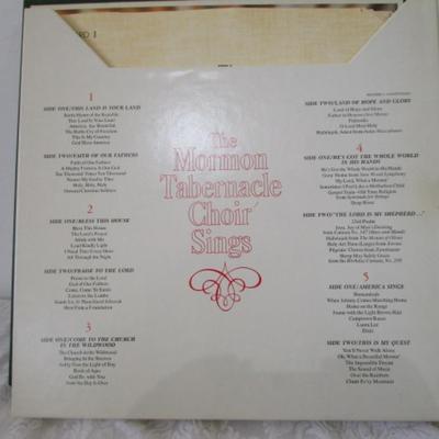 The Mormon Tabernacle Choir Sings 5-LP record set