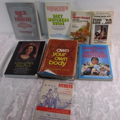7 Health & fitness books & 1 pamphlet