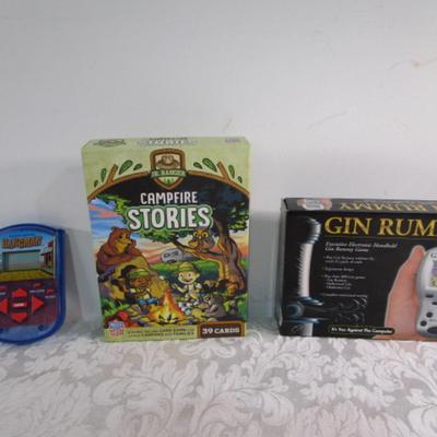 3 games (2 are electronic)