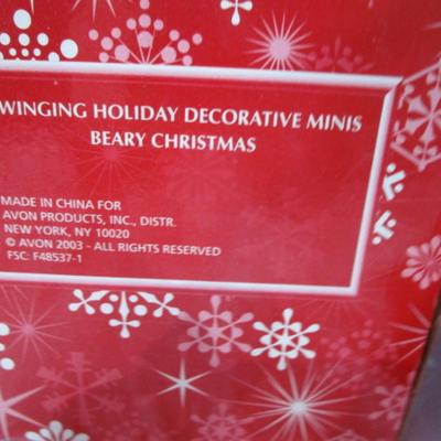 4 new hanging Christmas decorations (2 are lighted)