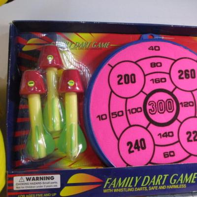 Stuffed Pikachu & Family Dart Game