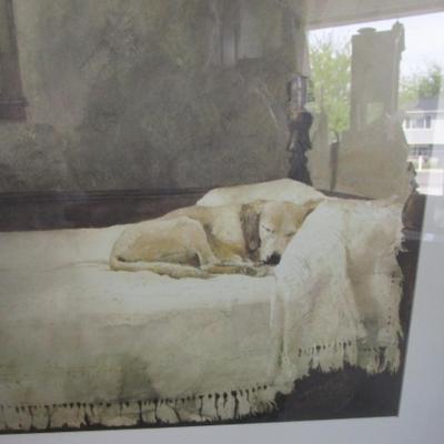 Andrew Wyeth framed print of "The Master Bedroom"