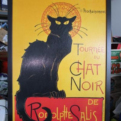 Tournee Du Chat Noir (The Black Cat Tour) by Theophile Alexandre Steinlen