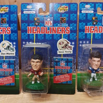 1996 NFL HEADLINERS 3" FIGURES