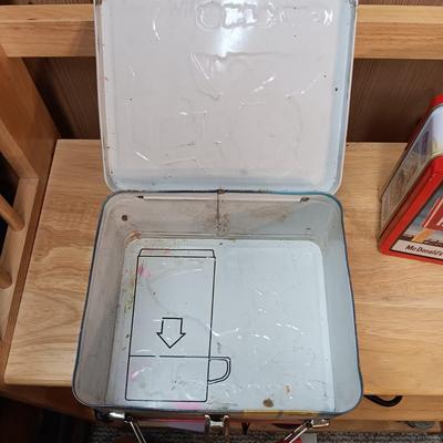 1984 GREMLINS VINTAGE LUNCH BOX AND MCDONALD'S REPROD LUNCH BOX