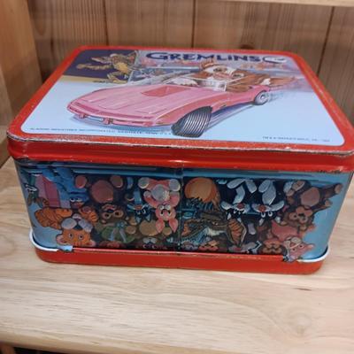 1984 GREMLINS VINTAGE LUNCH BOX AND MCDONALD'S REPROD LUNCH BOX