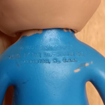 8" VINTAGE MICKEY MOUSE WITH MICKEY & MINNIE WIND UP TOY