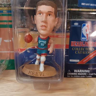 HEADLINERS FOOTBALL, BASKETBALL AND BASEBALL FIGURES PLUS LUBICK BOBBLEHEAD