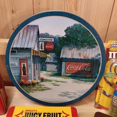 COCA-COLA AND OTHER TINS PLUS MORE