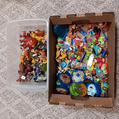 BOX OF SMALL TOYS