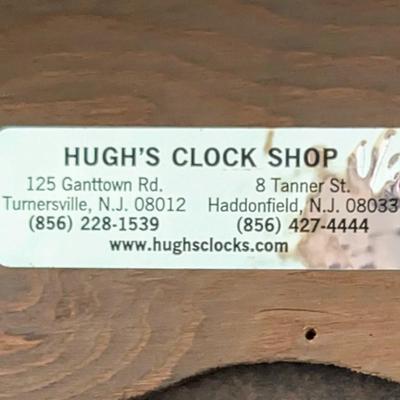 LOT 81L: Vintage Wall Clock, New England Clock Company, Farmington, CT, Battery Operated, Untested.