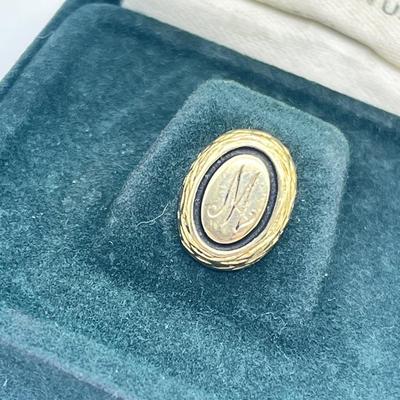 LOT 121J: Mobil Belt Buckle and Anson Tie Pin