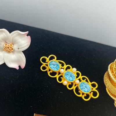 LOT 133J: Vintage Brooch/Pin Lot: Liz Claiborne, AJC, Museum of Fine Art and More!