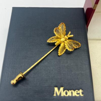 LOT 137J: Vintage Monet Brooches with Original Boxes