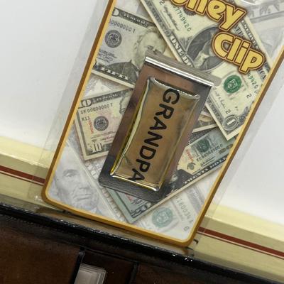LOT 140J: Assorted Men's Lot: New in Package Wallet, "Grandpa" Money Clip, Pocket Knife and More!