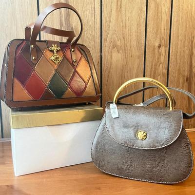 LOT 153: Vintage Women’s Handbags - featuring a Monet with original tags