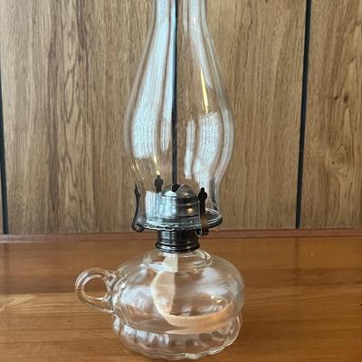 LOT 154: Two Vintage Oil Lamps