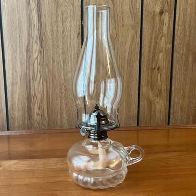 LOT 154: Two Vintage Oil Lamps