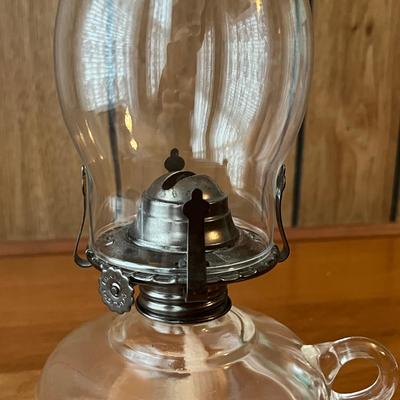 LOT 154: Two Vintage Oil Lamps
