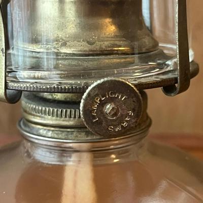 LOT 154: Two Vintage Oil Lamps