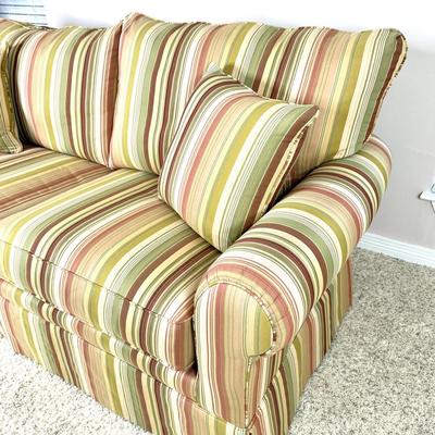 Vintage Fairfield Striped Couch