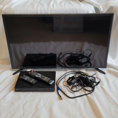 Samsung 32" L.E.D. Monitor and LG DVD player (SR-EL)