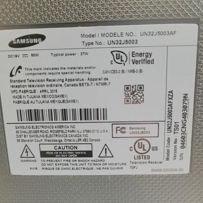 Samsung 32" L.E.D. Monitor and LG DVD player (SR-EL)