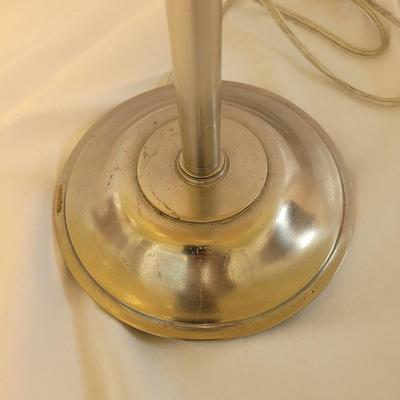 Pair of Restoration Hardware Metal Table Lamps (SR-EL)