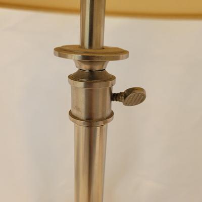 Pair of Restoration Hardware Metal Table Lamps (SR-EL)