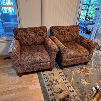 Pier1 Paisley Accent Chairs (LR-EL)