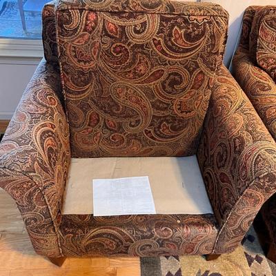 Pier1 Paisley Accent Chairs (LR-EL)