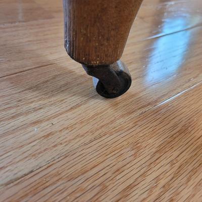 Solid Wood Drop Leaf Table (LR-EL)
