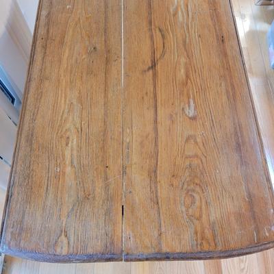 Solid Wood Drop Leaf Table (LR-EL)