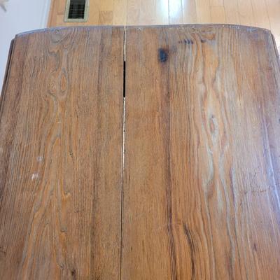Solid Wood Drop Leaf Table (LR-EL)