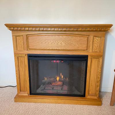 Chimney Free Electric Fireplace and Mantel (BGB-SS)