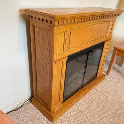 Chimney Free Electric Fireplace and Mantel (BGB-SS)