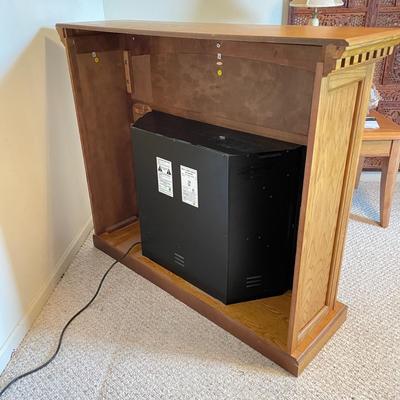 Chimney Free Electric Fireplace and Mantel (BGB-SS)